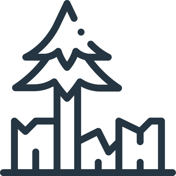 毁林图标毁林可编辑的笔触图片下载