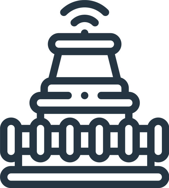 拖拉机图标孤立在白色背景轮廓图片下载