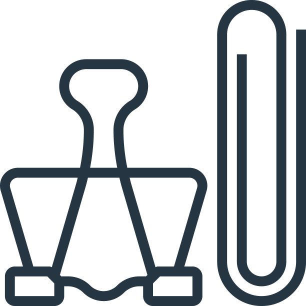 剪贴图标孤立在白色背景轮廓上图片下载