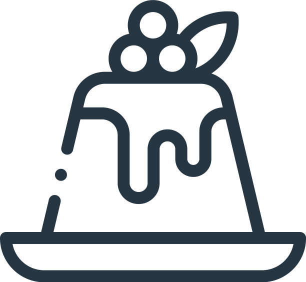 布丁图标布丁可编辑的笔画布丁图片下载