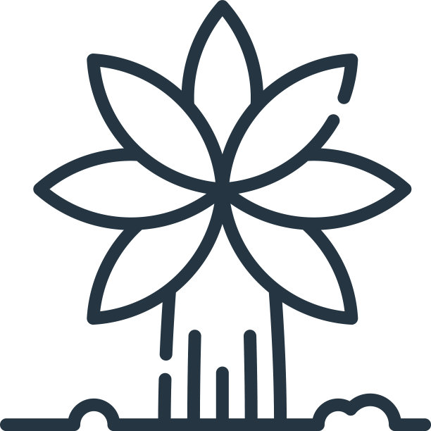 掌纹图标掌纹可编辑的线性符号图片下载