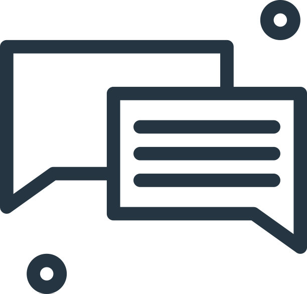 聊天图标孤立在白色背景大纲图片下载