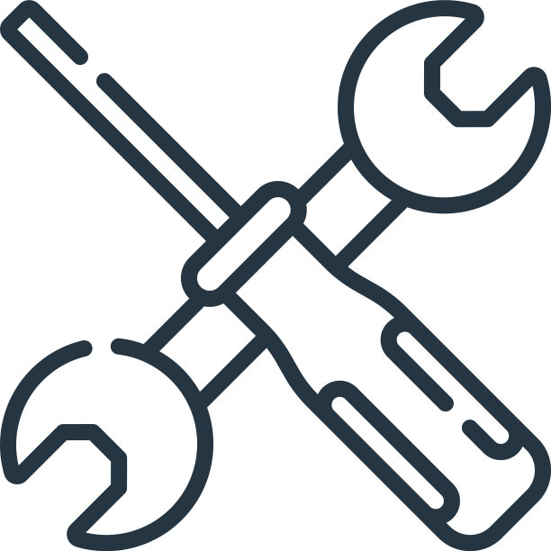 维护图标隔离在白色背景上图片下载