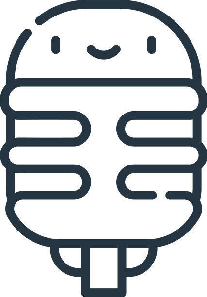 麦克风图标隔离在白色背景图片下载