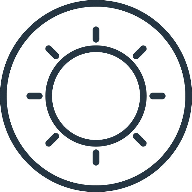 亮度图标亮度可编辑的笔触图片下载