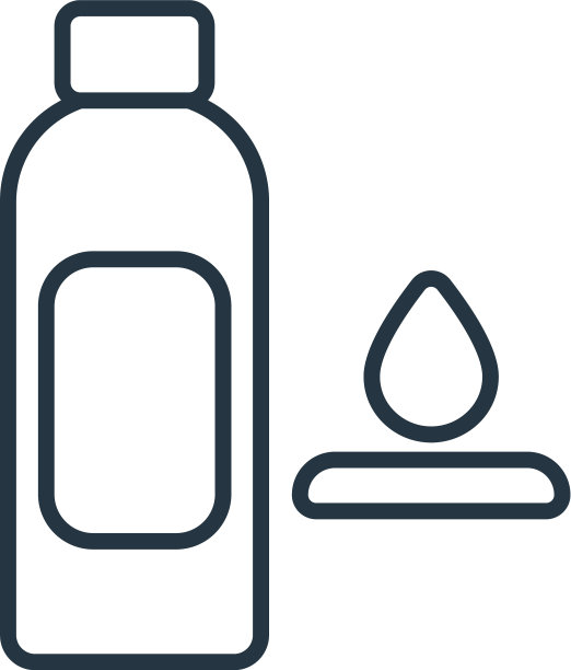 墨粉图标孤立在白色背景轮廓上图片下载