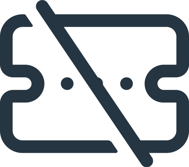 凭单图标凭单可编辑笔画凭单图片下载