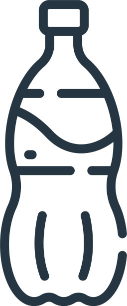 可乐图标孤立在白色背景轮廓图片下载