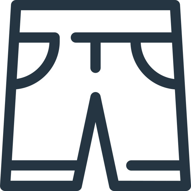 裤子图标裤子可编辑的笔画裤子线性图片下载