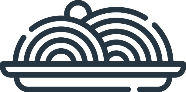 意面图标意面可编辑的笔触图片下载