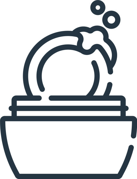 肥皂图标孤立在白色背景大纲图片下载