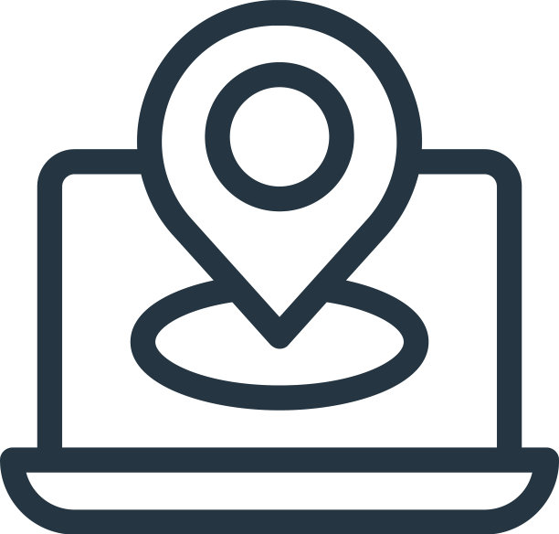 位置图标孤立在白色背景上图片下载