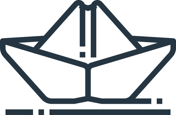 纸船图标纸船可编辑笔画纸图片下载