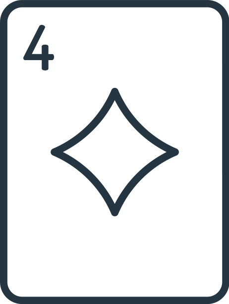 纸牌游戏图标孤立在白色背景上图片下载