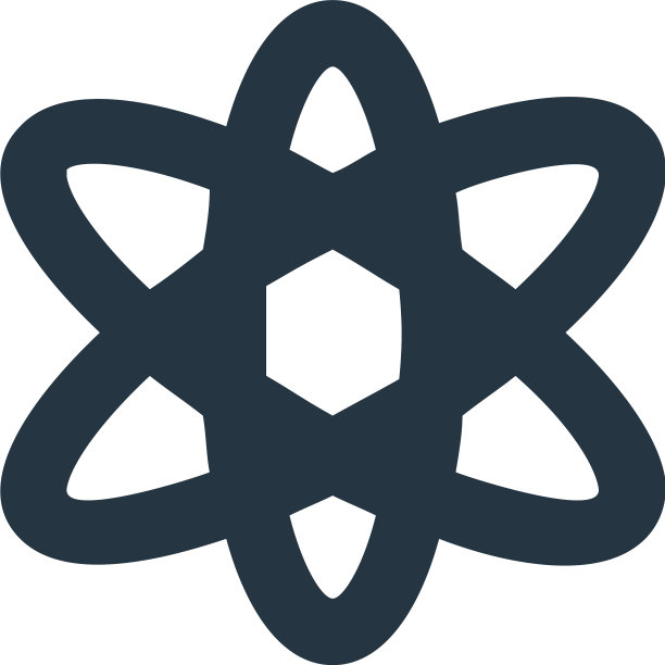 原子图标原子可编辑的笔触原子线性符号图片下载