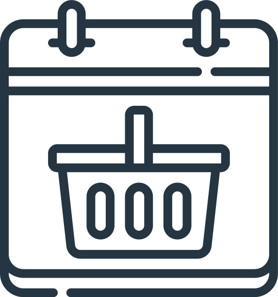 日历图标孤立在白色背景上图片下载