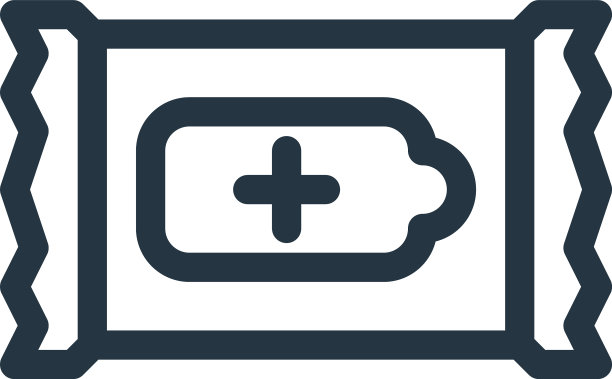 餐巾图标孤立的白色背景轮廓图片下载