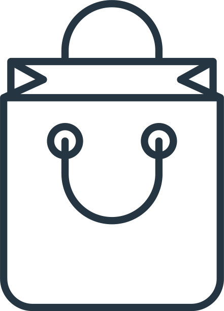 购物袋图标购物袋可编辑的笔触图片下载