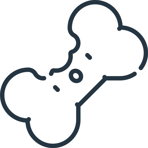 狗饼干图标孤立在白色背景图片下载