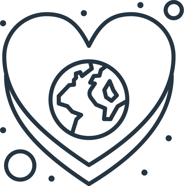 保存世界图标隔离在白色背景图片下载