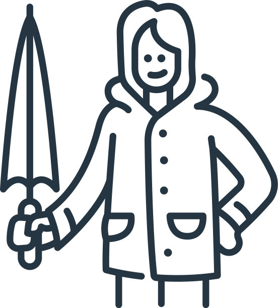 雨衣图标雨衣可编辑击雨衣图片下载