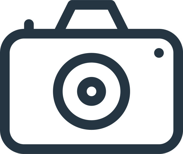 数码相机图标孤立在白色背景图片下载