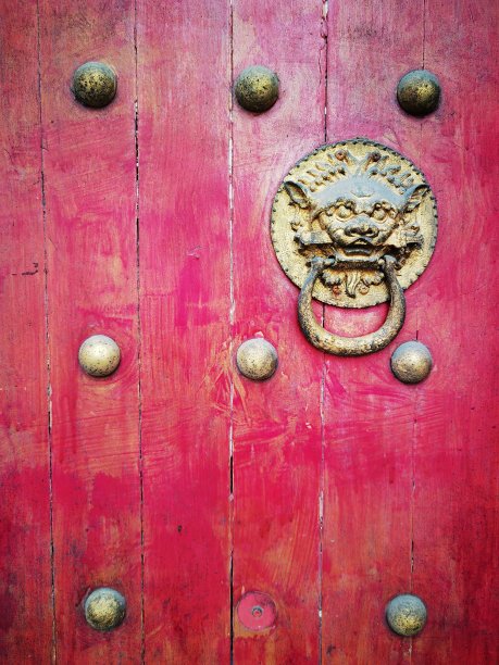 中国古代的门。图片下载