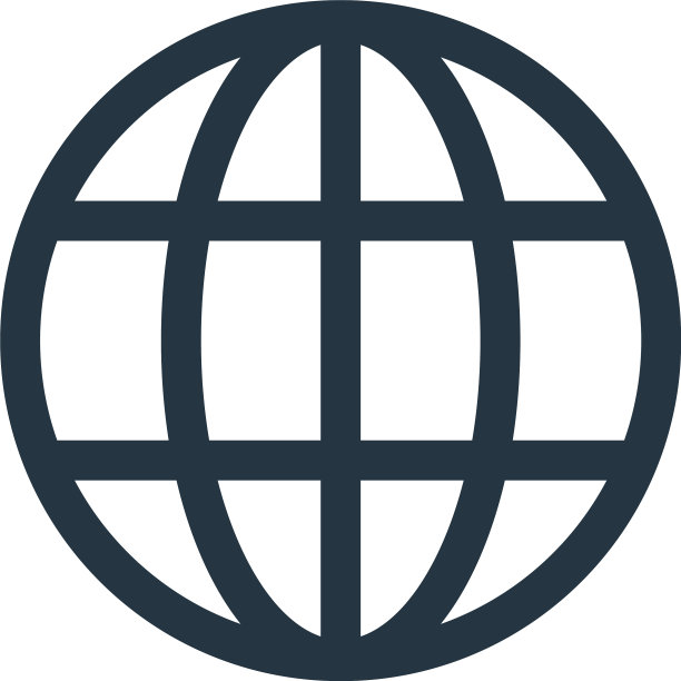 全局图标隔离在白色背景轮廓上图片下载