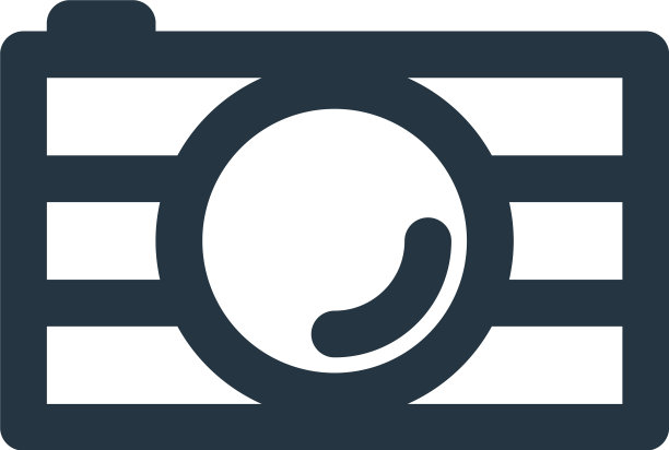 相机图标孤立在白色背景轮廓上图片下载