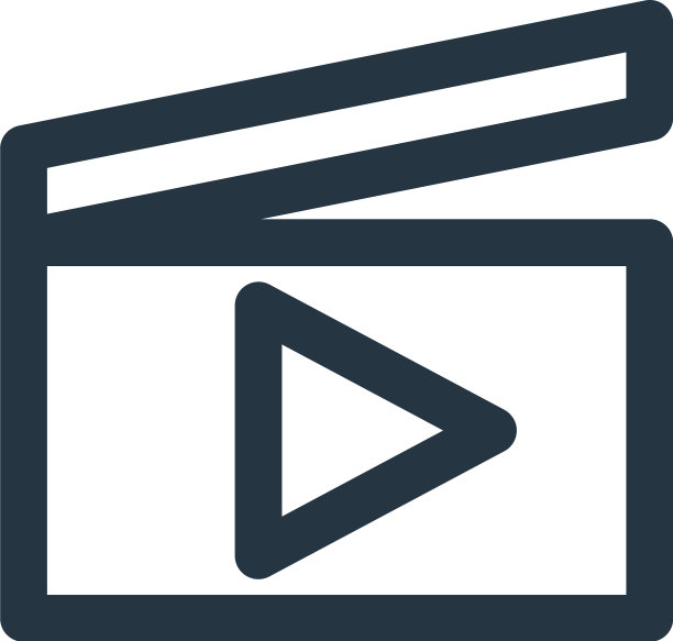 播放图标孤立的白色背景轮廓图片下载