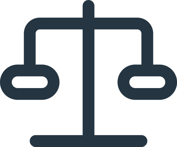 平衡图标孤立在白色背景轮廓上图片下载