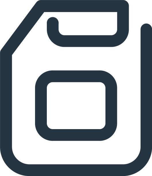 Sd卡图标孤立在白色背景轮廓上图片下载