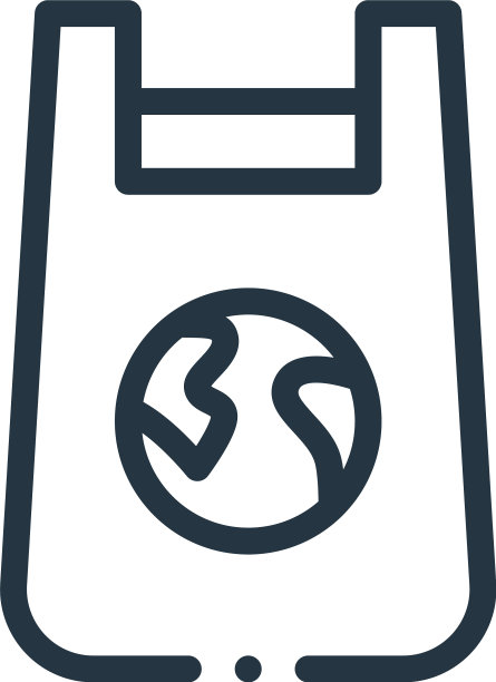 塑料袋图标孤立的白色背景图片下载