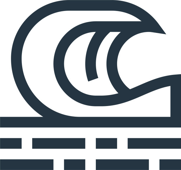 波浪图标波浪可编辑笔触波浪线性符号图片下载