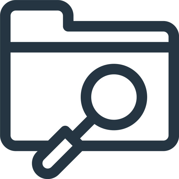 文件夹图标孤立在白色背景大纲上图片下载