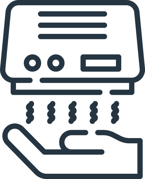 烘干机图标孤立的白色背景图片下载