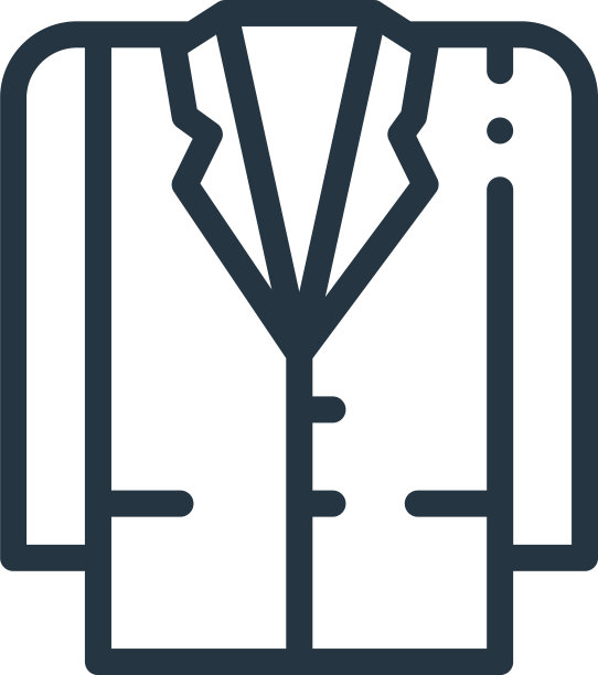 夹克图标夹克可编辑笔触夹克线性图片下载