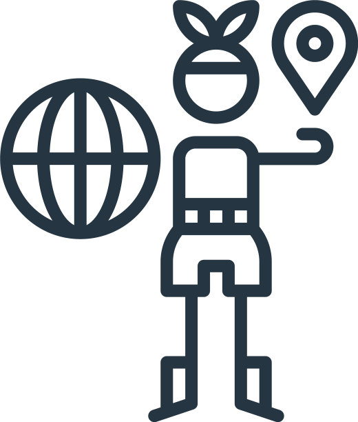 地理图标孤立在白色的背景图片下载