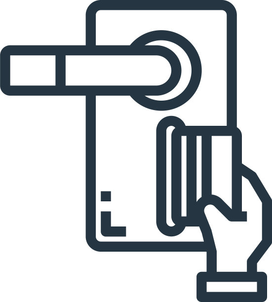 钥匙卡图标隔离在白色背景轮廓图片下载