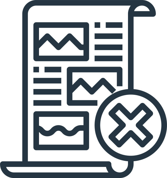 假新闻图标孤立在白色背景上图片下载