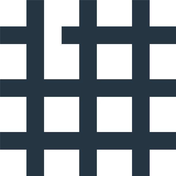 网格图标网格可编辑笔划网格线性符号图片下载