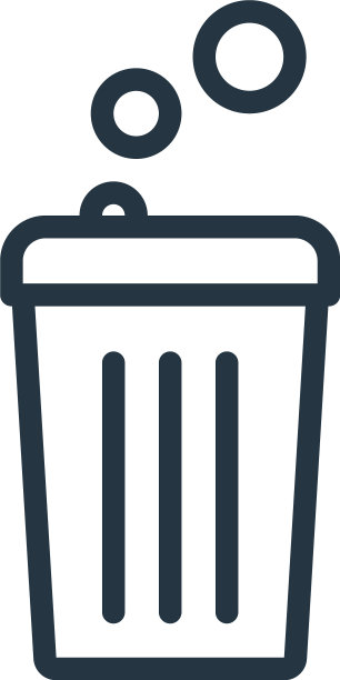 Bin图标Bin可编辑的笔触Bin线性符号图片下载