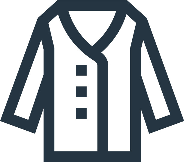 开衫图标开衫可编辑笔画开衫图片下载