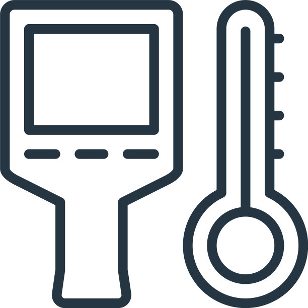 热图标孤立的白色背景轮廓图片下载