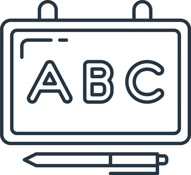 板图标板可编辑的笔触板线性图片下载