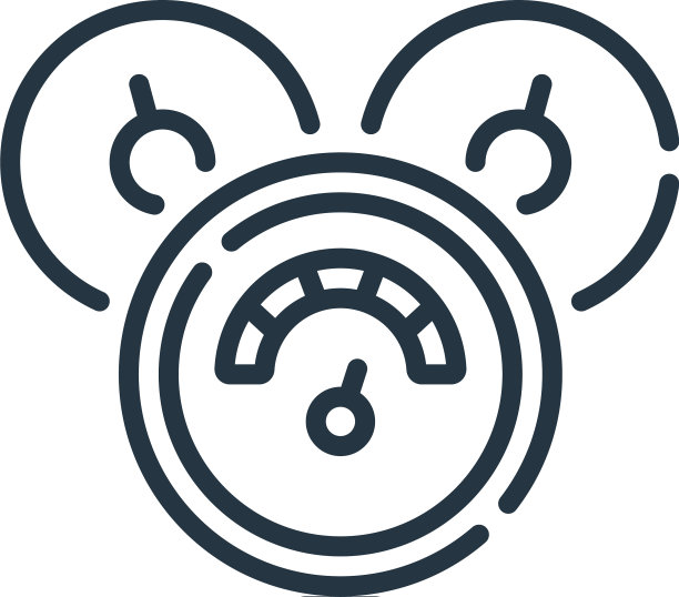 速度计图标孤立在白色背景上图片下载