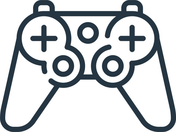 手柄图标孤立在白色背景轮廓上图片下载