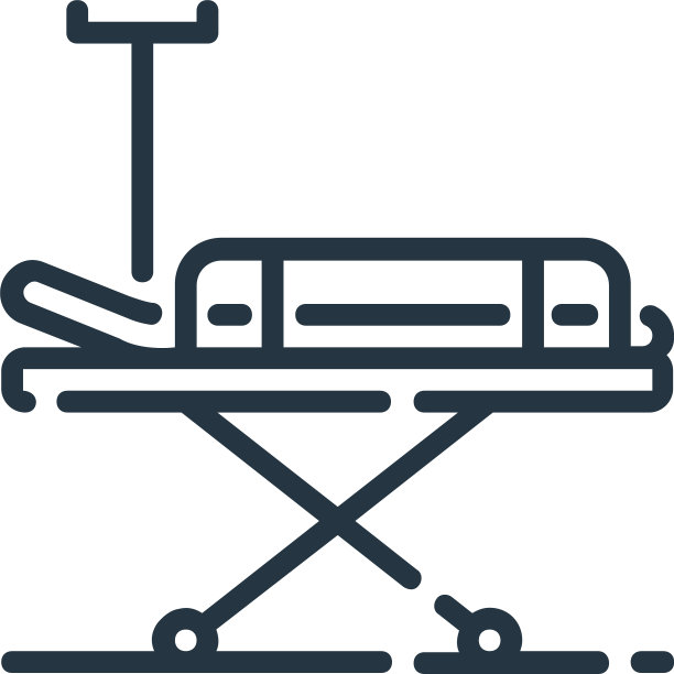 医院床图标医院床可编辑的中风图片下载