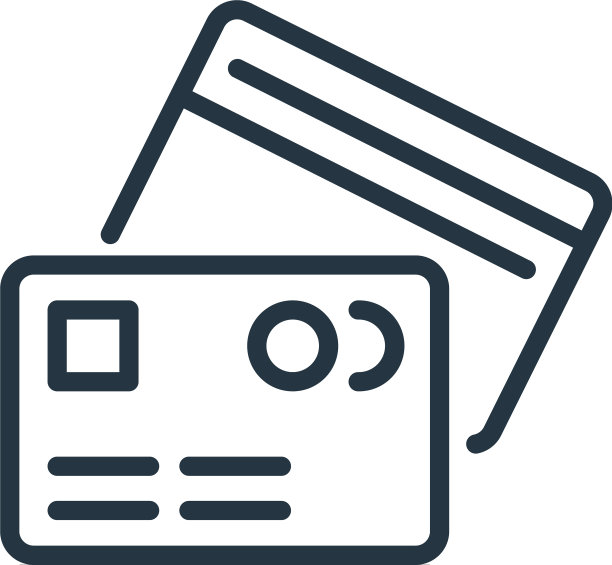 信用卡图标孤立在白色背景图片下载