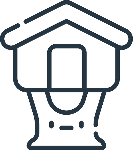 树屋图标树屋可编辑的笔触图片下载